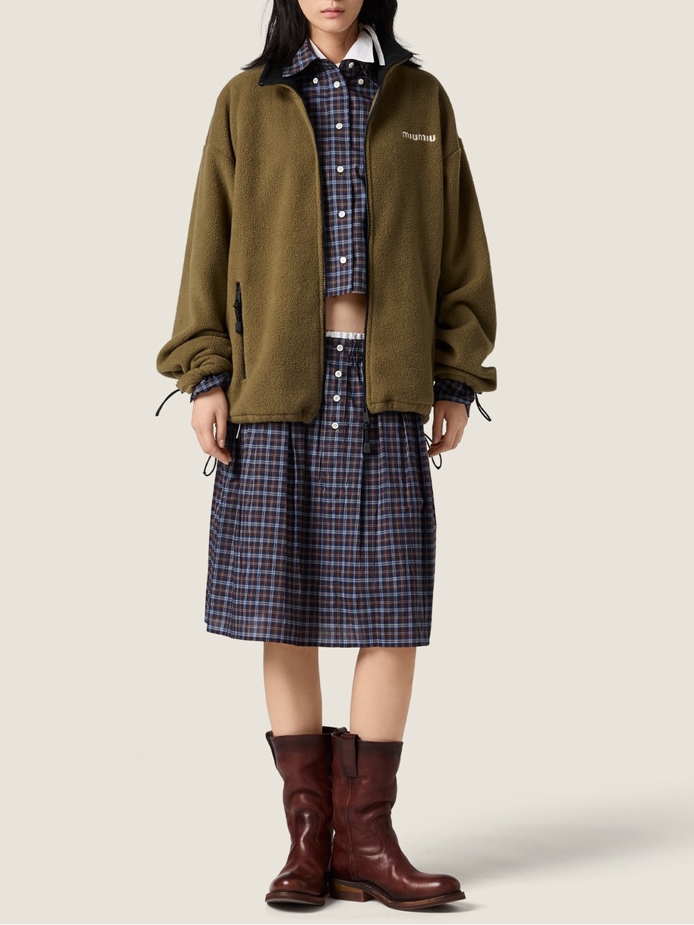 Miu Miu Fleece zipper jacket It36 - Picture 3 of 5